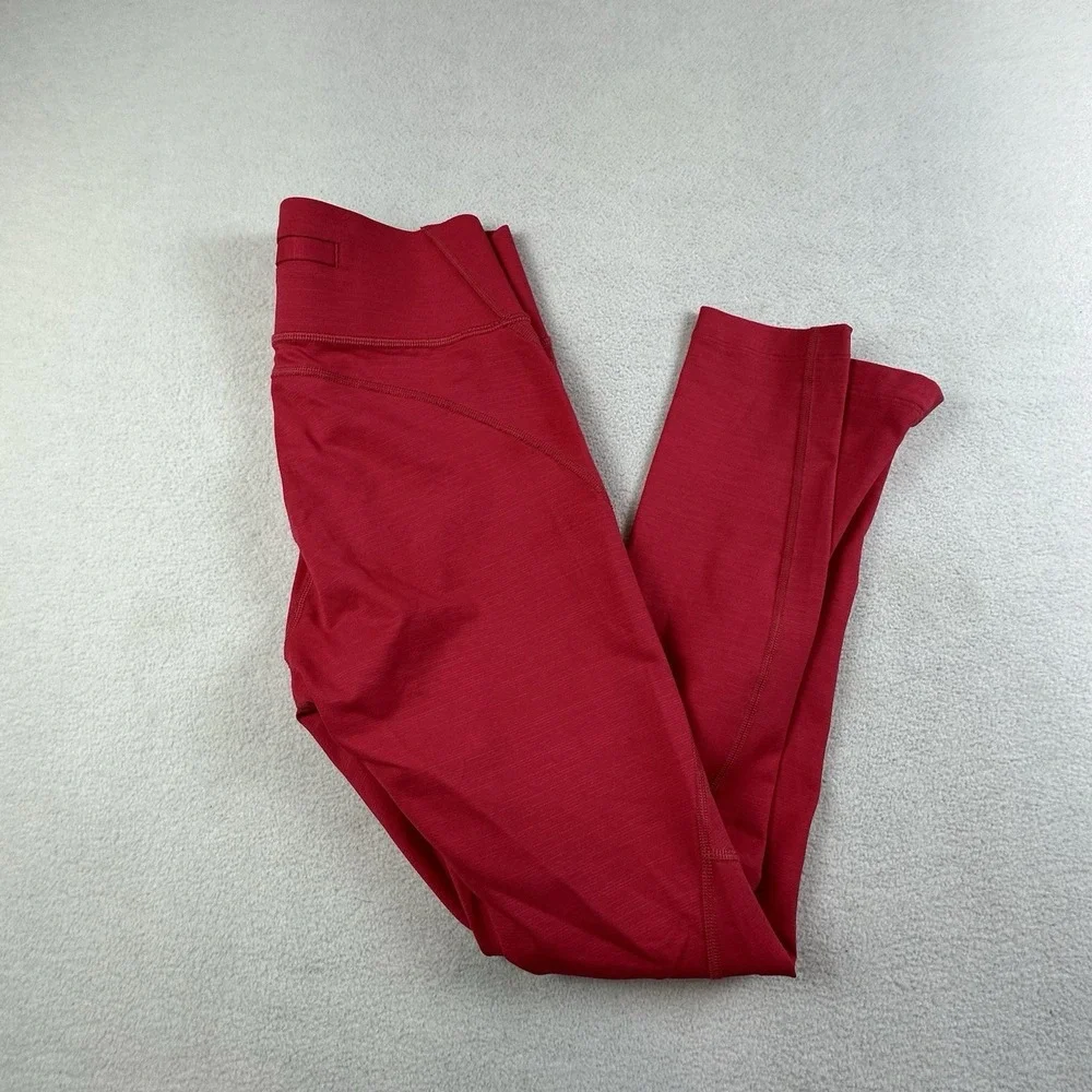 Outdoor Voices TechSweat Core 7/8 Leggings Womens XS Red Performance Yoga Gym